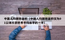 中国人均耕地面积（中国人均耕地面积仅为01公顷不到世界平均水平的一半）