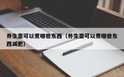 养生壶可以煮哪些东西（养生壶可以煮哪些东西减肥）