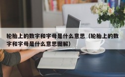 轮胎上的数字和字母是什么意思（轮胎上的数字和字母是什么意思图解）