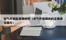 空气炸锅能用锡纸吗（空气炸锅锡纸的正确用法图片）
