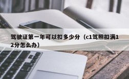 驾驶证第一年可以扣多少分（c1驾照扣满12分怎么办）