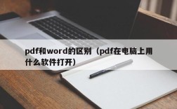 pdf和word的区别（pdf在电脑上用什么软件打开）