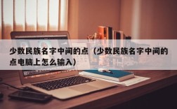 少数民族名字中间的点（少数民族名字中间的点电脑上怎么输入）