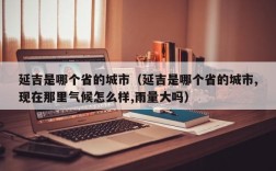 延吉是哪个省的城市（延吉是哪个省的城市,现在那里气候怎么样,雨量大吗）