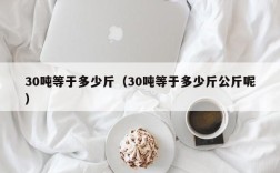 30吨等于多少斤（30吨等于多少斤公斤呢）