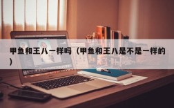 甲鱼和王八一样吗（甲鱼和王八是不是一样的）