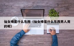 仙女棒是什么东西（仙女棒是什么东西男人用的呢）