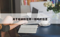 关于蛤蜊和花甲一样吗的信息