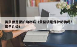 黄鼠狼是保护动物吗（黄鼠狼是保护动物吗?属于几级）