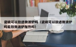 瓷碗可以放进微波炉吗（瓷碗可以放进微波炉吗能放微波炉加热吗）