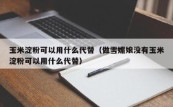 玉米淀粉可以用什么代替（做雪媚娘没有玉米淀粉可以用什么代替）