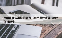 mm是什么单位的名称（mm是什么单位的名称 公分）