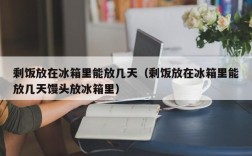 剩饭放在冰箱里能放几天（剩饭放在冰箱里能放几天馒头放冰箱里）