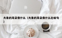 大象的耳朵像什么（大象的耳朵像什么比喻句）