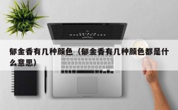 郁金香有几种颜色（郁金香有几种颜色都是什么意思）