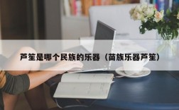 芦笙是哪个民族的乐器（苗族乐器芦笙）
