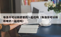 布洛芬可以和感冒药一起吃吗（布洛芬可以和咳嗽药一起吃吗）