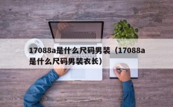 17088a是什么尺码男装（17088a是什么尺码男装衣长）